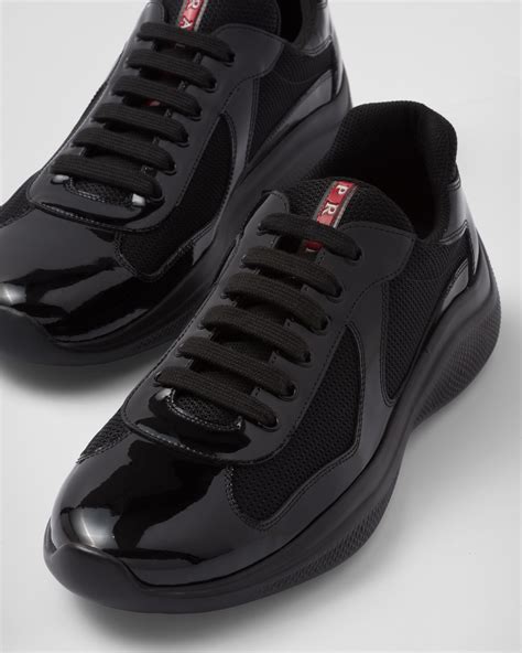 all black Prada sneakers